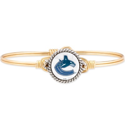 Браслет Vancouver Canucks Luca + Danni Womens Brass Tone Bangle