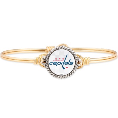 Браслет Washington Capitals Luca + Danni Womens Brass Tone Bangle