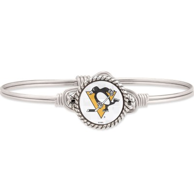 Браслет Pittsburgh Penguins Luca + Danni Womens Silver Bangle