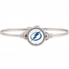 Tampa Bay Lightning Luca + Danni Womens Silver Bangle Bracelet