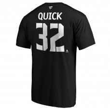 Футболка Jonathan Quick Los Angeles Kings 2020 Stadium Series Name & Number - Black