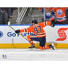 Unsigned Edmonton Oilers Connor McDavid Fanatics Authentic Goal Celebration Photograph Unsigned Edmonton Oilers Connor McDavid Fanatics Authentic Goal Celebration Photograph