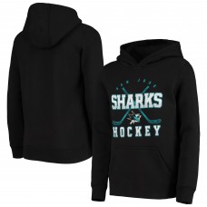 Толстовка с капюшоном San Jose Sharks Youth Digital Fleece - Black