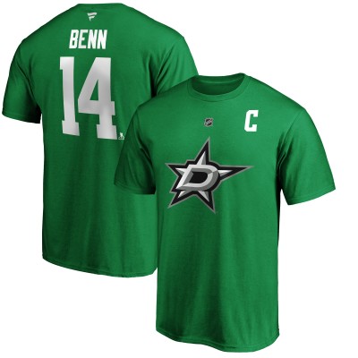 Футболка Jamie Benn Dallas Stars Fanatics Authentic Stack Player Name & Number - Kelly Green