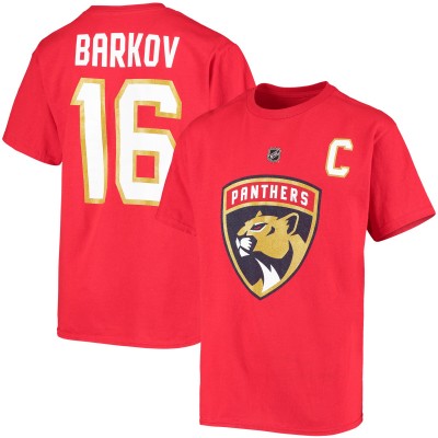 Футболка Aleksander Barkov Florida Panthers Youth - Red