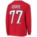 Детская футболка с длинным рукавом TJ Oshie Washington Capitals Authentic Stack - Red