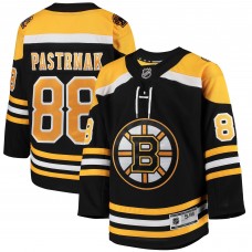 Детская игровая джерси David Pastrnak Boston Bruins Youth Home Premier Player - Black