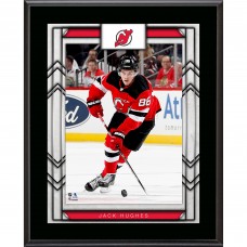 New Jersey Devils Jack Hughes Fanatics Authentic 10.5 x 13 Sublimated Player Plaque