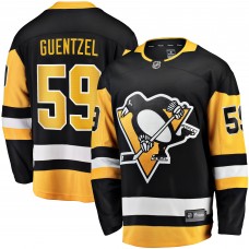 Игровая джерси Jake Guentzel Pittsburgh Penguins Home Premier Breakaway - Black