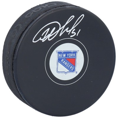 Autographed New York Rangers Igor Shesterkin Fanatics Authentic Hockey Puck