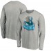 Футболка с длинным рукавом San Jose Sharks Heather Gray Graffiti Shark