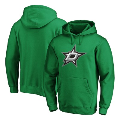 Толстовка с капюшоном Dallas Stars Primary Team Logo Fleece - Kelly Green - оригинальные толстовки Даллас Старз