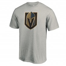 Vegas Golden Knights Team Primary Logo T-Shirt - Gray