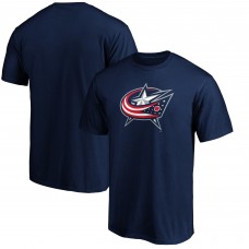 Columbus Blue Jackets Team Primary Logo T-Shirt - Navy