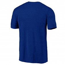 Футболка New York Rangers Primary Logo Tri-Blend - Heathered Blue