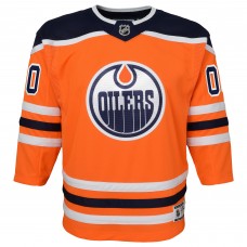 Edmonton Oilers Youth Home Custom Premier Jersey - Orange