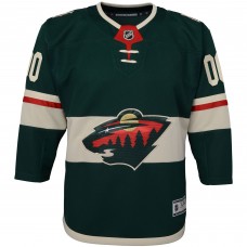 Детская именная игровая джерси Minnesota Wild Youth Home Premier Custom - Green