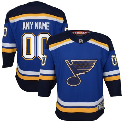 Именная игровая джерси St. Louis Blues Youth Home Premier Custom - Blue