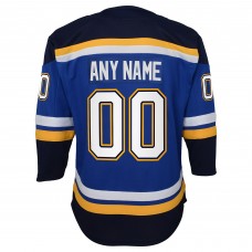 Именная игровая джерси St. Louis Blues Youth Home Premier Custom - Blue