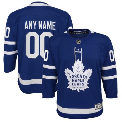Подростковая Toronto Maple Leafs Blue Home Premier Custom Jersey