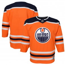 Edmonton Oilers Youth Home Blank Premier Jersey - Orange