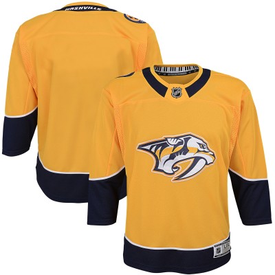 Детская игровая джерси Nashville Predators Youth Home Premier Blank - Yellow