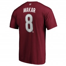 Футболка с номером Cale Makar Colorado Avalanche Authentic Stack Player - Burgundy