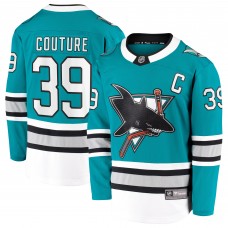 Джерси San Jose Sharks Logan Couture Fanatics Teal Breakaway
