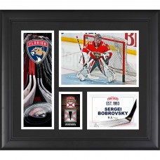 Плакат Sergei Bobrovsky Florida Panthers Fanatics Authentic Framed 15 x 17 Player Collage with a