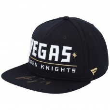Autographed Vegas Golden Knights Reilly Smith Fanatics Authentic Wordmark Snapback Cap - Limited Edition of 19