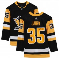 Autographed Pittsburgh Penguins Tristan Jarry Fanatics Authentic Black Adidas Authentic Jersey Autographed Pittsburgh Penguins Tristan Jarry Fanatics Authentic Black Adidas Authentic Jersey