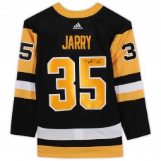Autographed Pittsburgh Penguins Tristan Jarry Fanatics Authentic Black Adidas Authentic Jersey Autographed Pittsburgh Penguins Tristan Jarry Fanatics Authentic Black Adidas Authentic Jersey