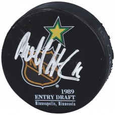 Шайба с автографом Bobby Holik New Jersey Devils Fanatics Authentic Autographed 1989 NHL Draft Logo