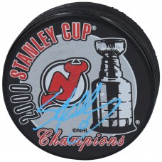 Шайба с автографом Steve Kelly New Jersey Devils Fanatics Authentic Autographed 2000 Stanley Cup Champions Logo