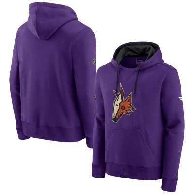 Толстовка с капюшоном Arizona Coyotes Special Edition Archival Throwback - Purple/Black - оригинальные толстовки Аризона Койотис