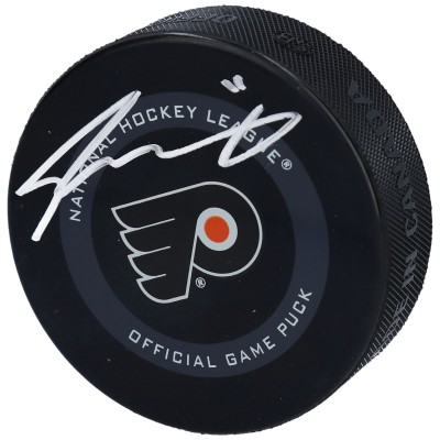 Шайба с автографом Travis Konecny Philadelphia Flyers Fanatics Authentic 2019 Model Official
