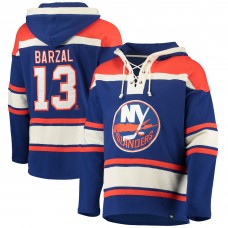 Толстовка с номером Mathew Barzal New York Islanders 47 - Royal