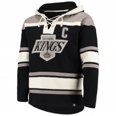 Los Angeles Kings Wayne Gretzky 47 Black Retired Player Name & Number Lacer Pullover Hoodie