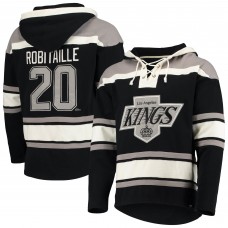 Толстовка Luc Robitaille Los Angeles Kings 47 Retired Player Name & Number Lacer - Black
