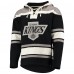 Los Angeles Kings Luc Robitaille 47 Black Retired Player Name & Number Lacer Pullover Hoodie