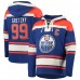 Толстовка Edmonton Oilers Wayne Gretzky 47 Royal Retired Player Name & Number Lacer