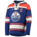 Толстовка Edmonton Oilers Wayne Gretzky 47 Royal Retired Player Name & Number Lacer