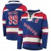 Толстовка Wayne Gretzky New York Rangers 47 Retired Player Name & Number Lacer - Blue