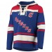 Толстовка Wayne Gretzky New York Rangers 47 Retired Player Name & Number Lacer - Blue