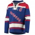 Толстовка Mark Messier New York Rangers 47 Retired Player Name & Number Lacer - Blue