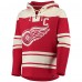 Толстовка Gordie Howe Detroit Red Wings 47 Retired Player Name & Number Lacer - Red