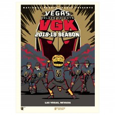 Vegas Golden Knights Phenom Gallery 18 x 24 Mighty Chance Serigraph Limited Edition Poster Art Print