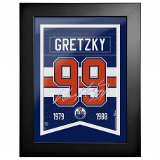 Edmonton Oilers Wayne Gretzky 12 x 16 Framed Player Number Replica Plaque