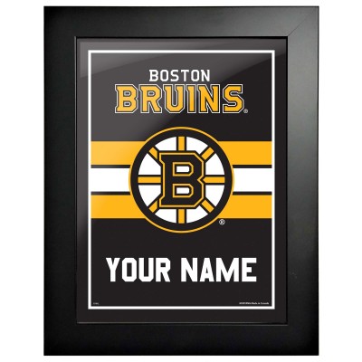 Boston Bruins 12 x 16 Team Personalized Picture Frame