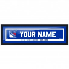 New York Rangers 6 x 22 Team Personalized Picture Frame New York Rangers 6 x 22 Team Personalized Picture Frame